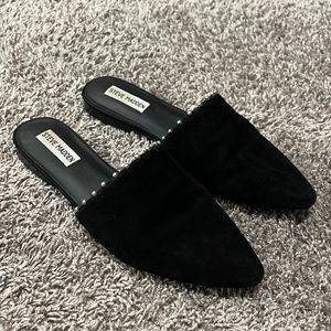 Steve Madden Trace-b Mule Black Suede